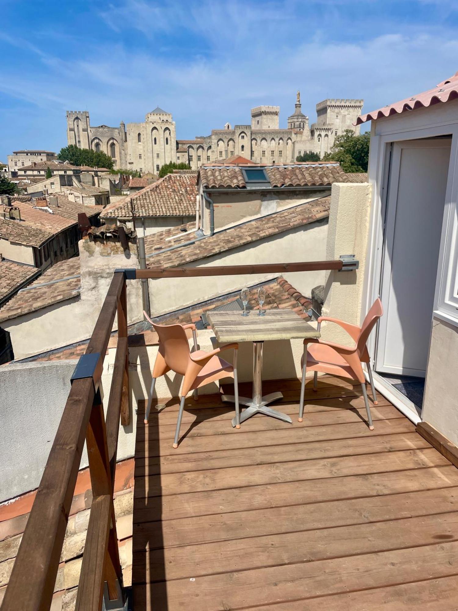 Le Toit D'Avignon - Intra-Muros - Terrasse Vue Palais Des Papes - Ideal Festival - Climatisation - Wifi Екстер'єр фото